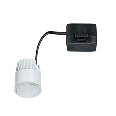 Spot Nova 6W Coin Satiné Rond 2700K dimmable Paulmann 93070