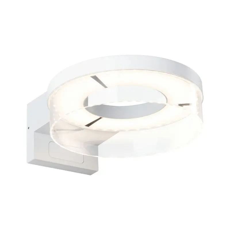 Applique Extérieur Capera 8 & 1,2W Blanc PAU_93112 93112 Applique Extérieur Capera 8 & 1,2W Blanc Paulmann 93112
