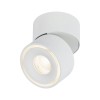 Plafonnier Spircle 8W Blanc dépoli Paulmann 93373