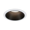 Spot Salle de Bain Cole 6W Coin Blanc, Noir mat Paulmann 93401