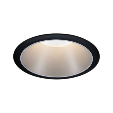 Spot Salle de Bain Cole 6W Coin Noir, Argent mat Paulmann 93407