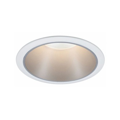 Spot Salle de Bain Cole 6W Coin Blanc, Argent mat Paulmann 93409