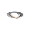 Spot Base 5W Coin Acier brossé Paulmann 93414