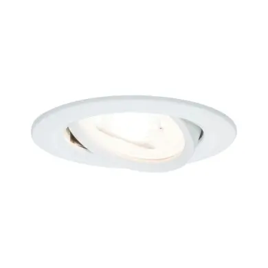 Spot Nova 6,5W GU10 Blanc dépoli Rond 2700K Paulmann 93430