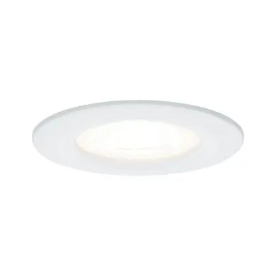 Spot Salle de Bain Nova 6,5W GU10 Blanc dépoli Rond 2700K Paulmann 93441
