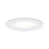 Spot Salle de Bain Nova 6,5W GU10 Blanc dépoli Rond 2700K dimmable Paulmann 93477