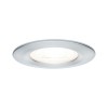Spot Salle de Bain Nova 6,5W GU10 Alu tourné Rond 2700K dimmable Paulmann 93479