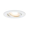 Spot Nova Plus 35W MAX GU5,3 / GU10 Blanc dépoli Paulmann 93661