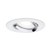 Spot Nova Plus 6W GU10 Blanc dépoli, Chrome D9,3 Paulmann 93673
