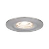 Spot Salle de Bain Nova Mini 4W Coin Acier brossé Paulmann 94300