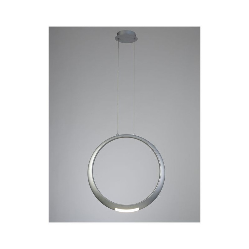 Suspension RING Argenté  LED 1x23W MANTRA 6172