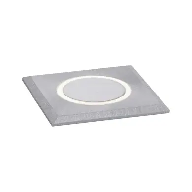Spot Extérieur House 2W Acier inoxydable brossé Carré 3000K cercle Paulmann 94364