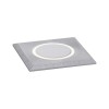 Spot Extérieur House 2W Acier inoxydable brossé Carré 3000K cercle Paulmann 94364