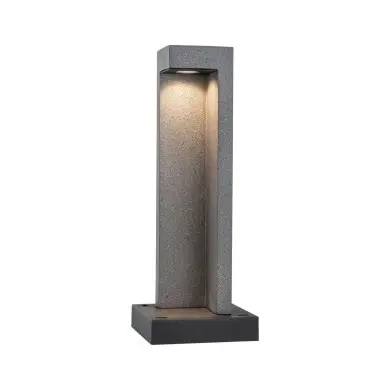 Borne Potelet Extérieur Concrea 6,8W Grès noir H45 Paulmann 94501