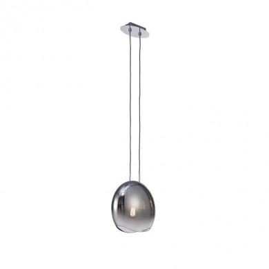Suspension LENS Chromé  E14 1x40W 180cm MANTRA 6186