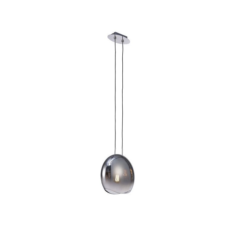 Suspension LENS Chromé  E14 1x40W 180cm MANTRA 6186