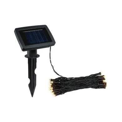Guirlande Extérieur Solar Aurinka 60x0W Noir PAU_94877 94877 Guirlande Extérieur Solar Aurinka 60x0W Noir Paulmann 94877