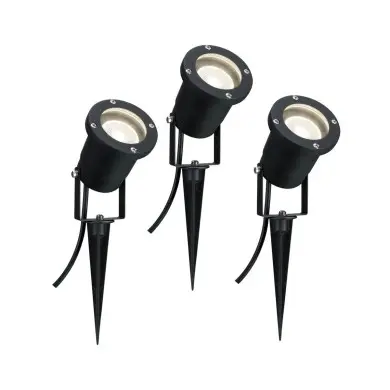 Projecteur Extérieur 0 3x3,5W GU10 Noir Paulmann 98897