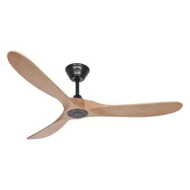 Ventilateur Plafond Silencieux Genuino 152cm Noir Bois Chêne CASAFAN 315236
