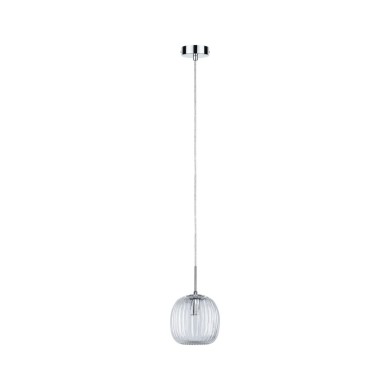 Suspension Salle de Bain Ruya 20W MAX E14 Verre, Chrome Paulmann 71143