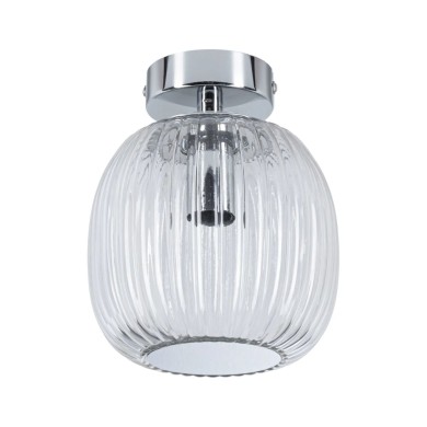 Plafonnier Salle de Bain Ruya 20W MAX E14 Verre, Chrome Paulmann 71141