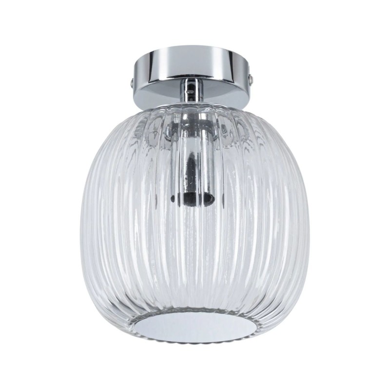 Plafonnier Salle de Bain Ruya 20W MAX E14 Verre, Chrome Paulmann 71141