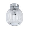 Plafonnier Salle de Bain Ruya 20W MAX E14 Verre, Chrome Paulmann 71141