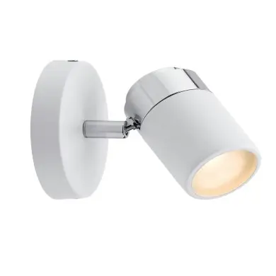 Applique Salle de Bain Zyli 10W MAX GU10 Blanc, Chrome PAU_66710 66710 Applique Salle de Bain Zyli 10W MAX GU10 Blanc, Chrome Paulmann 66710