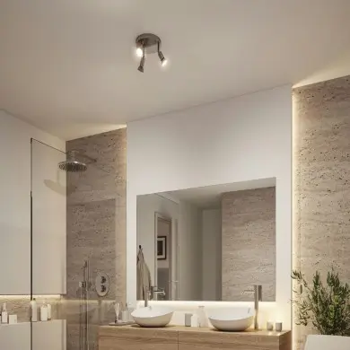Plafonnier Salle de Bain Carolina 3x10W MAX GU10 Chrome Paulmann 66747