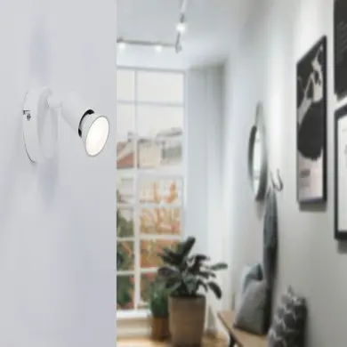 Applique Carolina 10W MAX GU10 Blanc dépoli Paulmann 66763