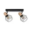 Plafonnier Lanka 2x20W MAX E14 Noir Paulmann 66767