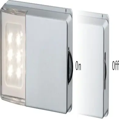 Éclairage d'armoire LED SnapLED 0,3W Argent Paulmann 70498