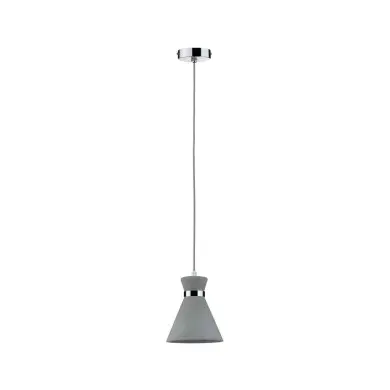 Suspension Salle de Bain Verve 20W MAX E27 Gris, Chrome Paulmann 70890