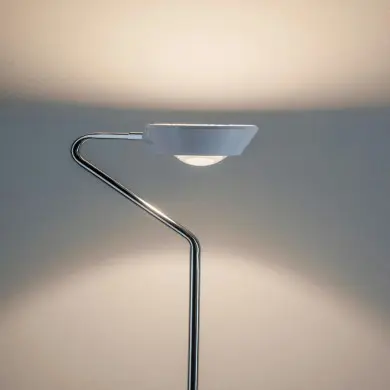 Lampadaire Ramos 7,5 & 3,5W Blanc dépoli, Chrome Paulmann 70920