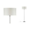 Lampadaire Tessa 60W MAX E27 Crème, Acier brossé Paulmann 70922