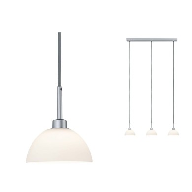 Suspension Parana 3x40W MAX GU10 Blanc, Chrome mat Paulmann 70925