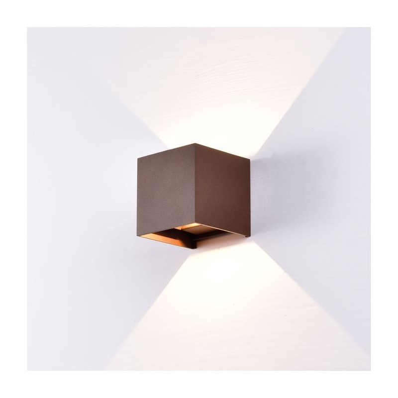 Applique extérieure DAVOS LED Intégrée 12W Corten MANTRA 6527