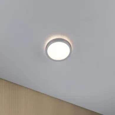 Plafonnier Atria Shine 11,2W Chrome mat Rond 3000K Paulmann 70990