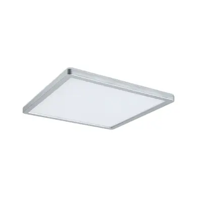 Plafonnier Atria Shine 16W Chrome mat Carré 3000K Paulmann 70994