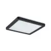 Plafonnier Atria Shine 11,2W Noir Carré 3000K Paulmann 71000