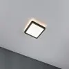 Plafonnier Atria Shine 11,2W Noir Carré 3000K Paulmann 71000