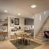 Plafonnier Atria Shine 22W Chrome mat Carré P2 4000K Paulmann 71010