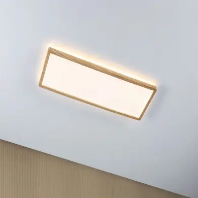 Plafonnier Salle de Bain Atria Shine 22W Esthétique bois 2700LM Paulmann 71031