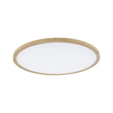 Plafonnier Salle de Bain Atria Shine 22W Esthétique bois Rond 4000K Paulmann 71034