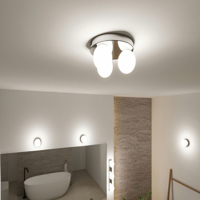 Plafonnier Salle de Bain Selection 3x20W MAX G9 Chrome, Satiné PAU_71062 71062 Plafonnier Salle de Bain Selection 3x20W MAX G9 Chrome, Satiné Paulmann 71062