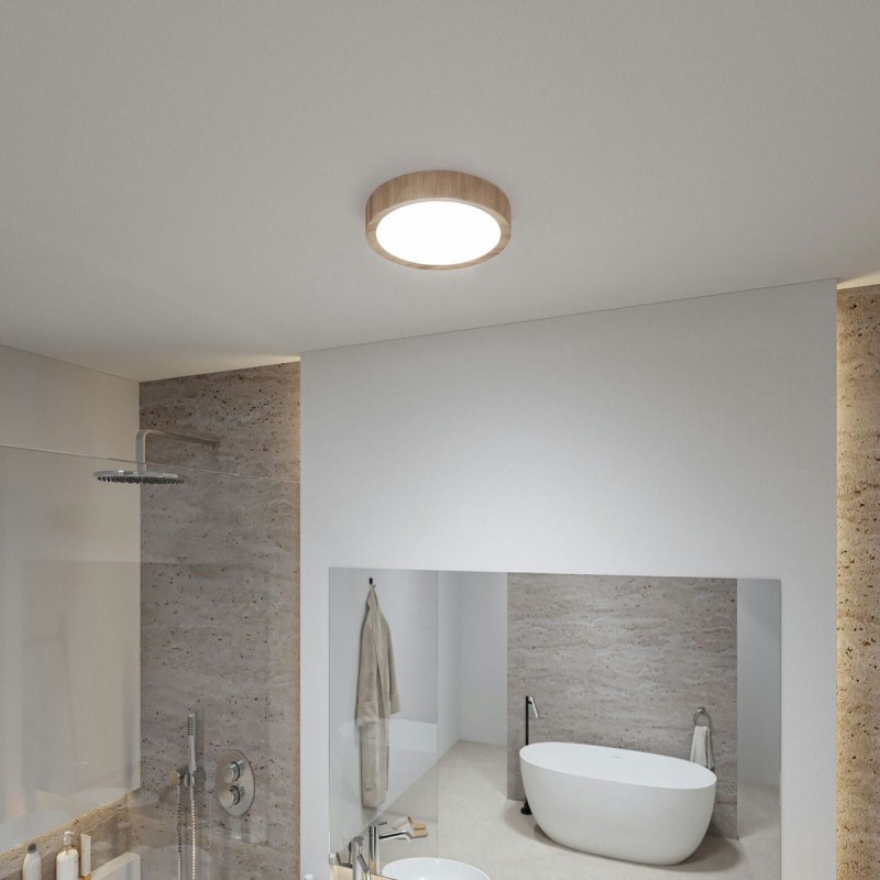 Plafonnier Salle de Bain Selection 22,5W Esthétique bois PAU_71085 71085 Plafonnier Salle de Bain Selection 22,5W Esthétique bois Paulmann 71085