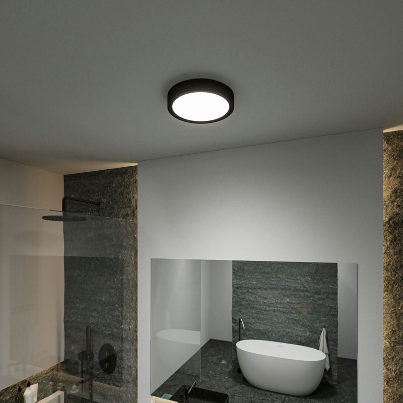 Plafonnier Salle de Bain Selection 22,5W Noir mat Paulmann 71086