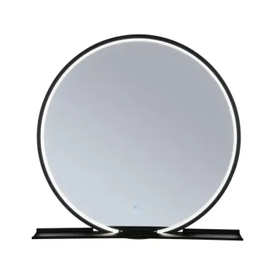 Miroir Salle de Bain Miro 10,5W Miroir, Noir mat PAU_71090 71090 Miroir Salle de Bain Miro 10,5W Miroir, Noir mat Paulmann 71090