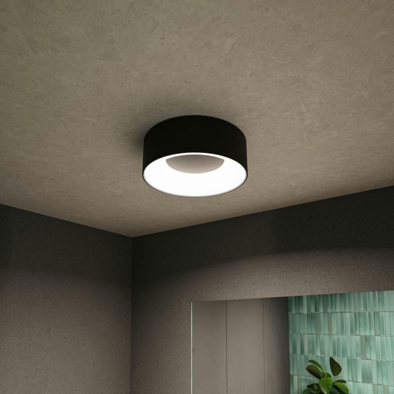 Plafonnier Salle de Bain Casca 16W Noir mat PAU_71096 71096 Plafonnier Salle de Bain Casca 16W Noir mat Paulmann 71096