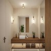 Plafonnier Salle de Bain Ruya 20W MAX E14 Verre, Chrome Paulmann 71141
